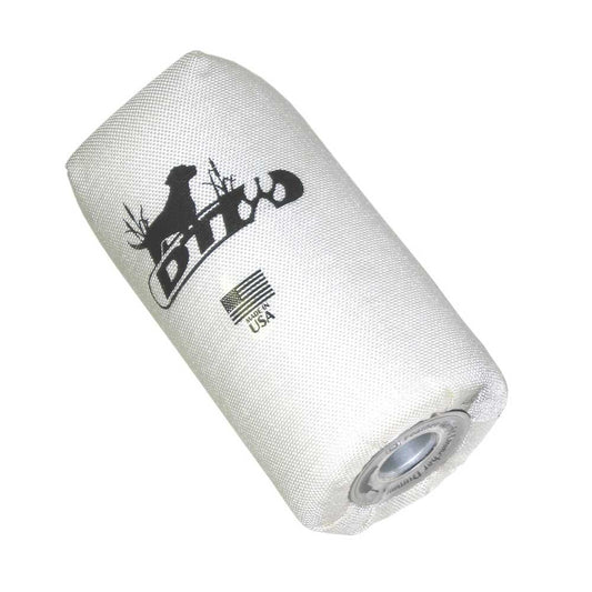 D.T. Systems Super-Pro Dog Training Launcher Dummy, Bright White (88108)