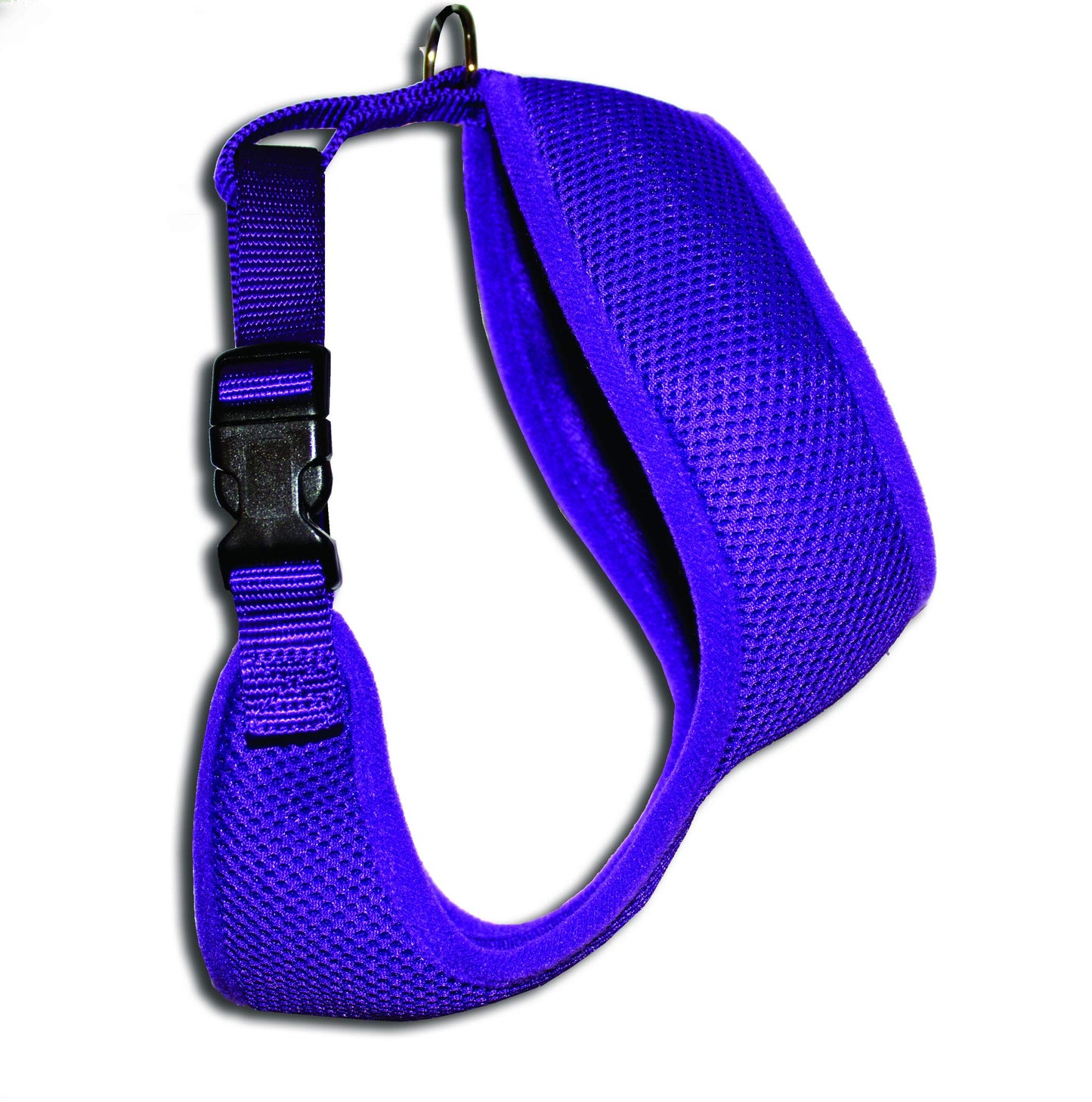 Foxy Pet Co Breezy Mesh Harness Plus Leash Dog Gift Set- 5 Dog Sizes (Large, Purple)