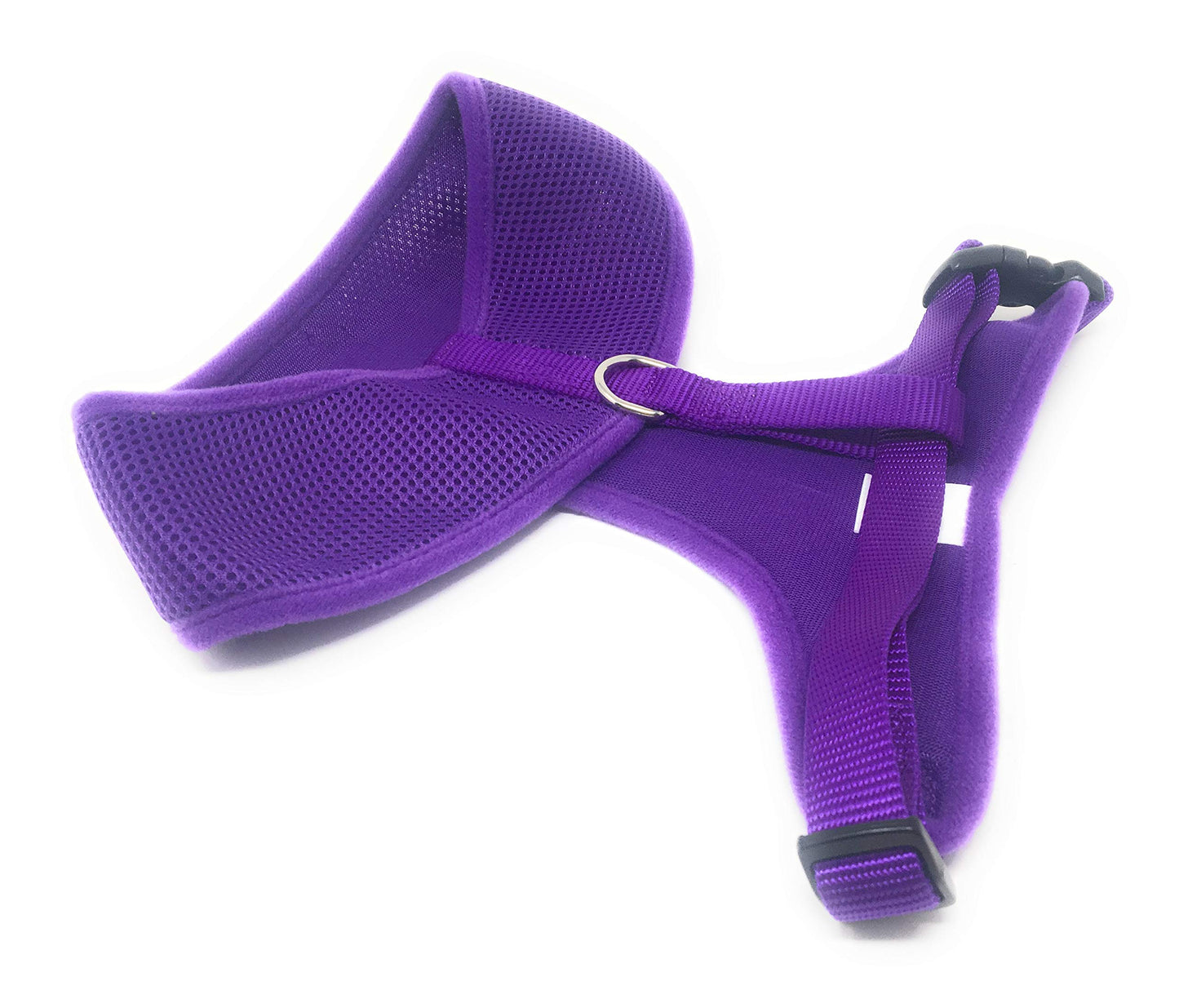 Foxy Pet Co Breezy Mesh Harness Plus Leash Dog Gift Set- 5 Dog Sizes (XS, Purple)