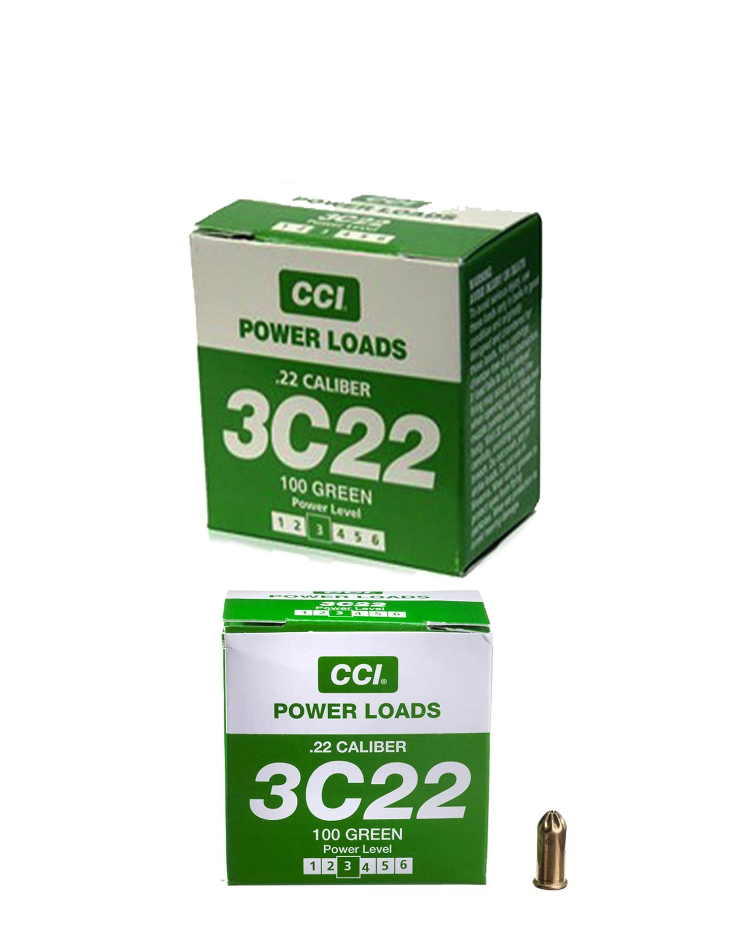 DT Systems .22 Caliber Power Loads 3C22 and 4C22 Blank Power Loads-6 Boxes Bundle- and Whistle