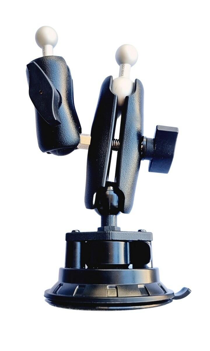 Super Mount Double Arm – Dual GPS/Phone Mount for Garmin, DriveTrack, Dogtra