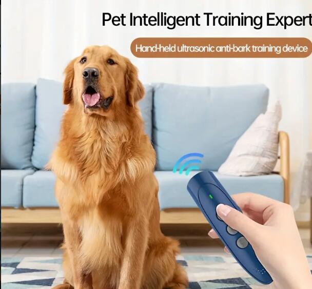 Ultrasonic Dog Repeller Anti Bark Device Stop Barking Pet Training Tool 25 Ft