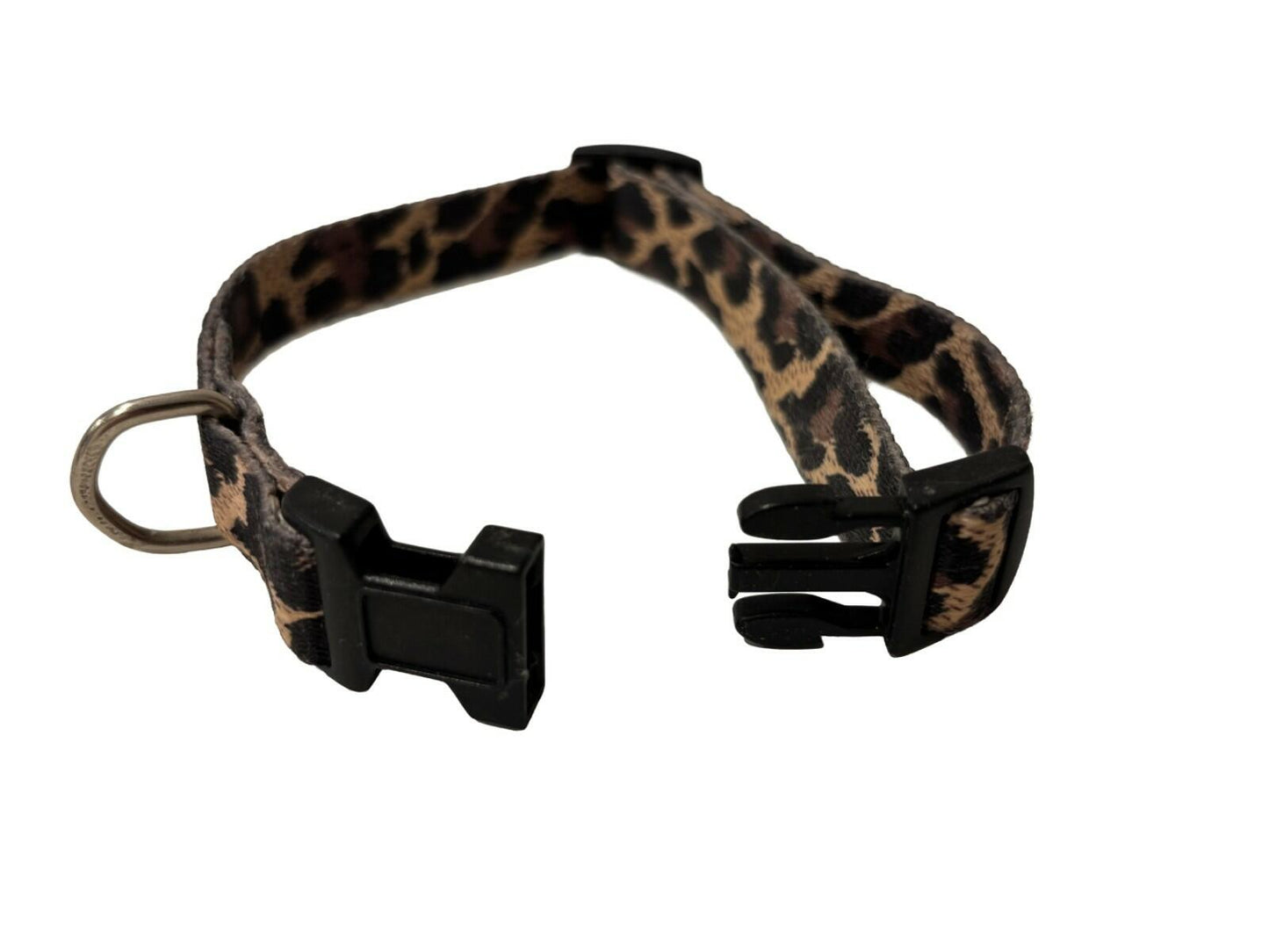 OmniPet 5/8" Cheetah Print Dog Collar – Adjustable 14" to 20" – Kwik Klip Buckle