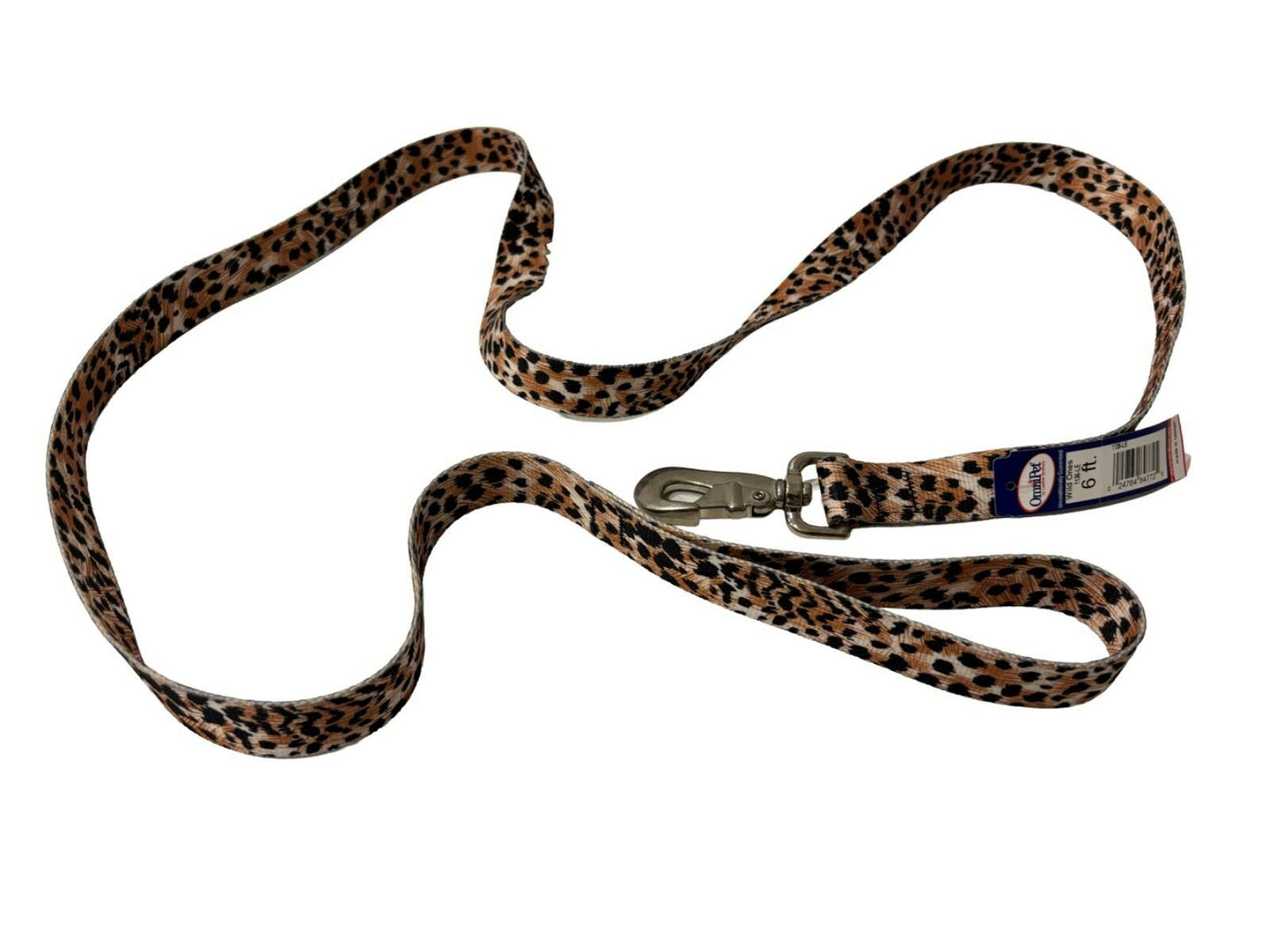 OmniPet Wild Ones Leopard Dog Leash – 1" x 6 ft