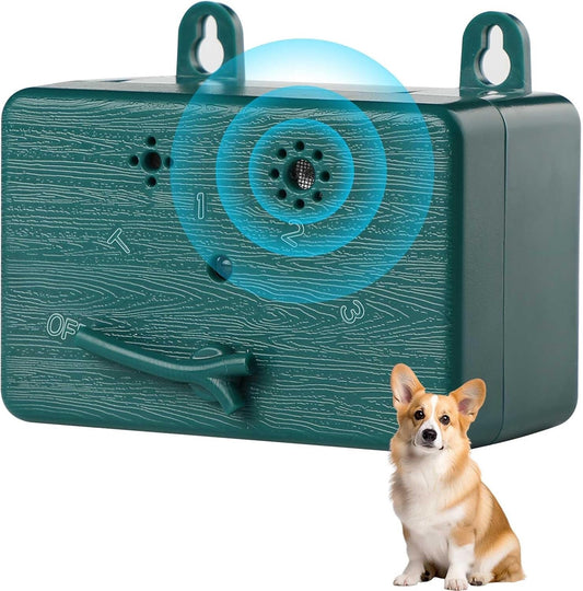 Anti Barking Device 50 FT Ultrasonic Dog Barking Control Device, 4  Modes Black