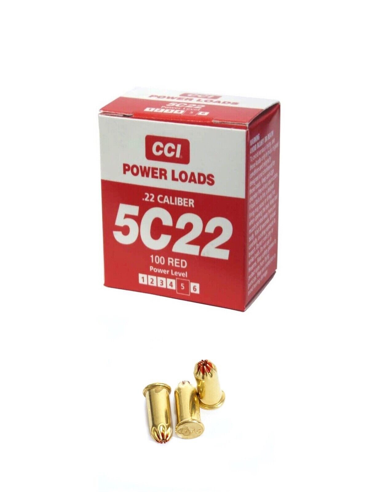 DT Systems 100 Power Loads .22 Caliber for use with PRO Dummy Launcher