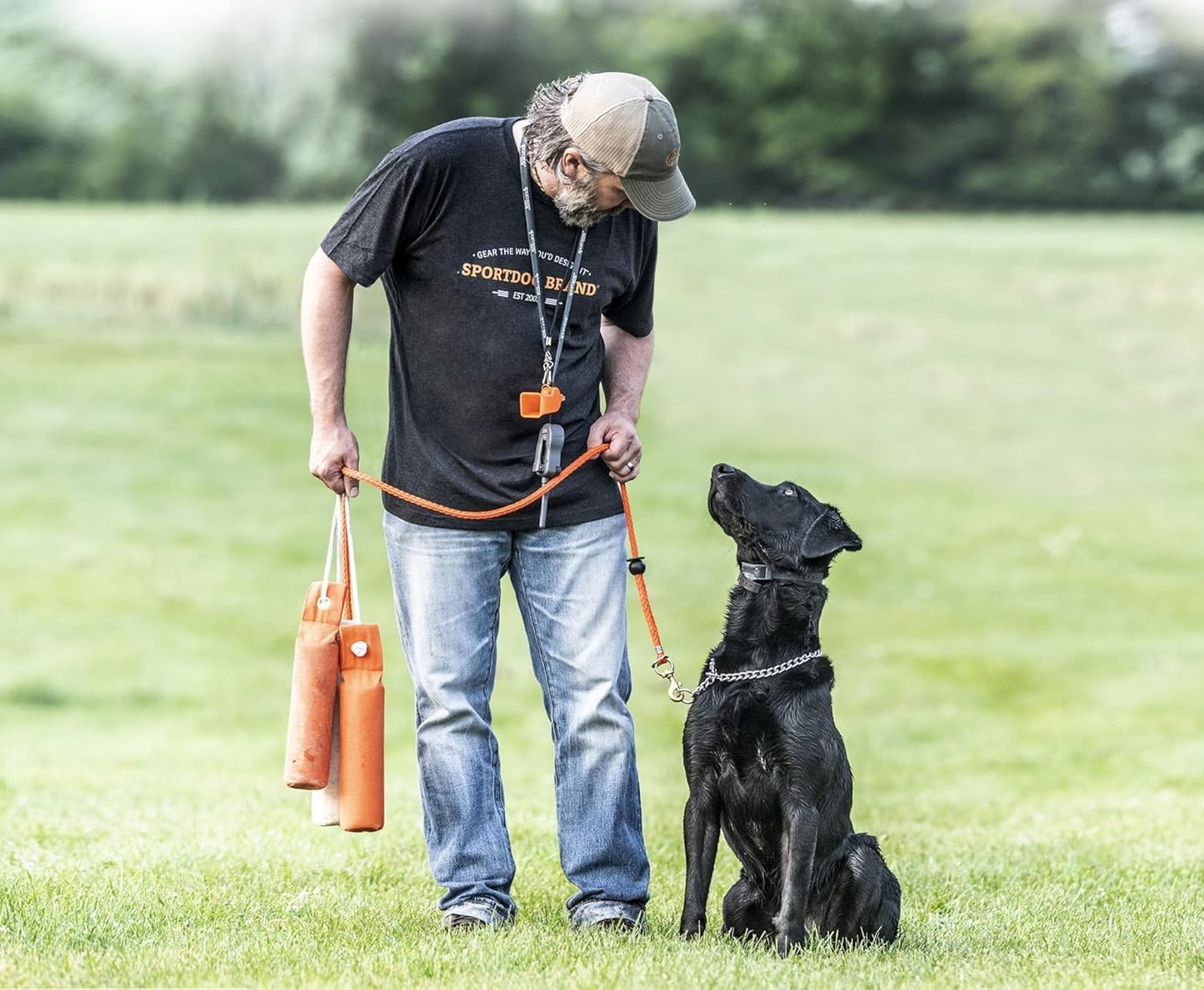 SportDOG Orange Canvas Puppy Training Dummy for Effective Dog Training- 2 PACK