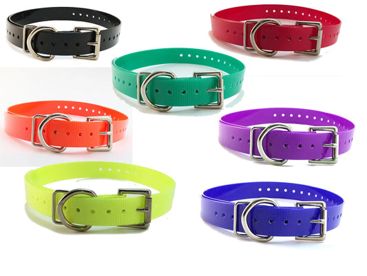 Foxy Pet Co High Flex Solid Waterproof Dog Collar – 3/4" for garmin, sport dog, petsafe and all e-collars