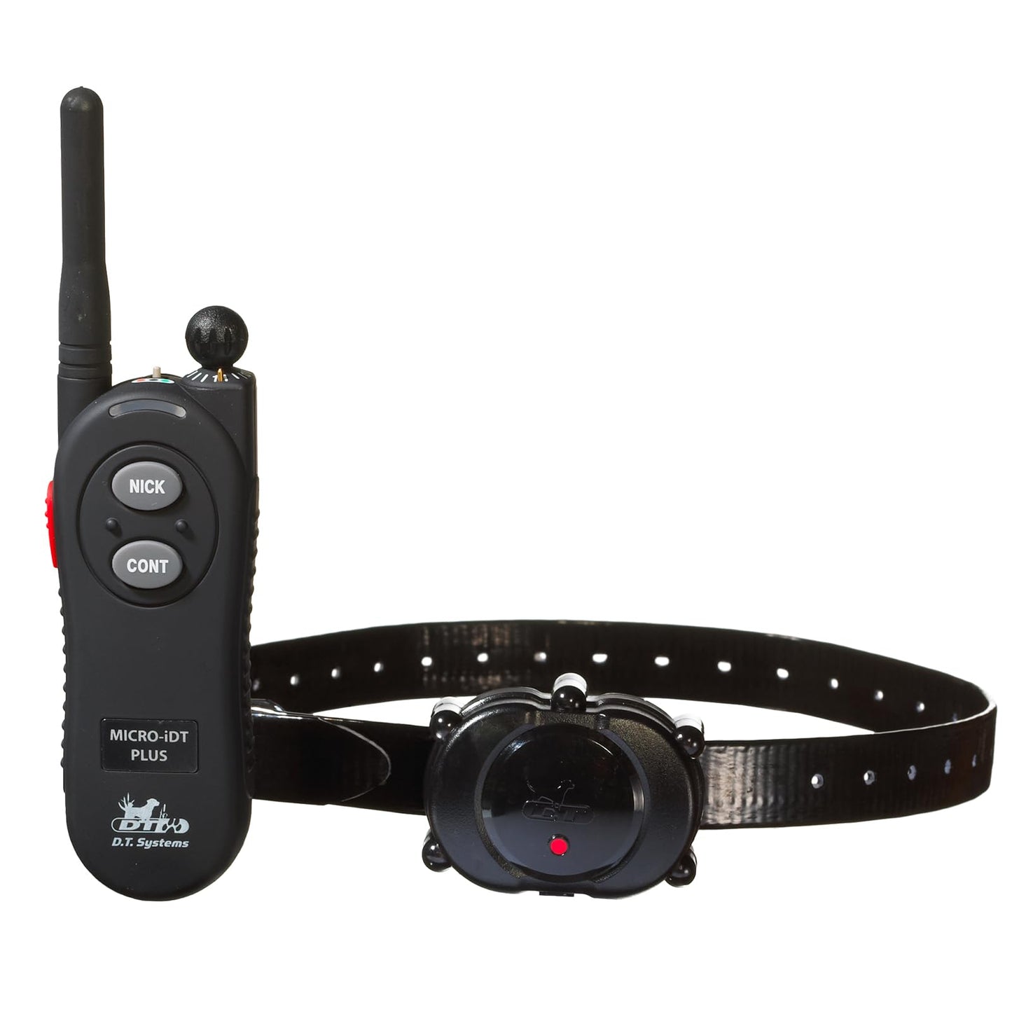 DT SYSTEMS Micro iDT Plus Waterproof 6-22" Rechargeable Expandable Dog Training E-Collar, 900-Yard Range, 16 Stimulation Levels, Vibration Assist