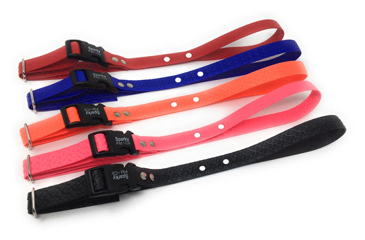 Foxy Pet Co ECollar Replacement Strap– Biothane - Adjustable – 2 Hole 1.25" Apart