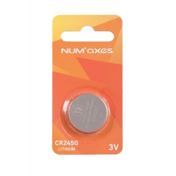 NUM'AXES CR2450 LITHIUM 3 V BATTERY