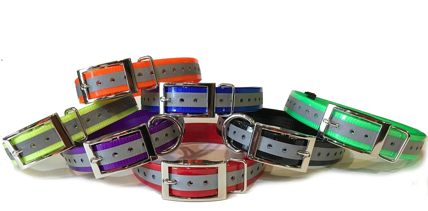 Foxy Pet Co High Flex Reflective Waterproof Dog Collar – 3/4"