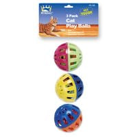 Foxy Pet Co Cat Play Toy Set, 3 Cat Dumbbells, Catnip Toy, Play Fish, Roll Around Toy