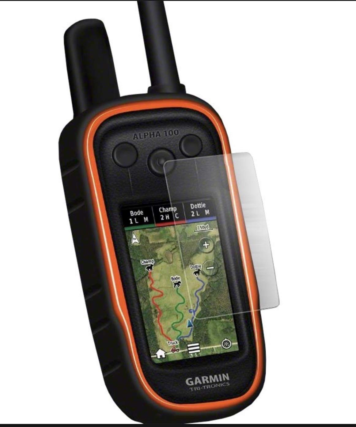 EXPLOSION proof Tempered Glass Protective Shield for Garmin Alpha Set of 2 Screen Protectors