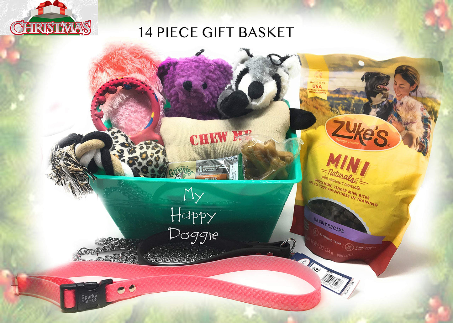 Foxy Pet Co Oodles of Toys & Treats for Fido Holiday Basket