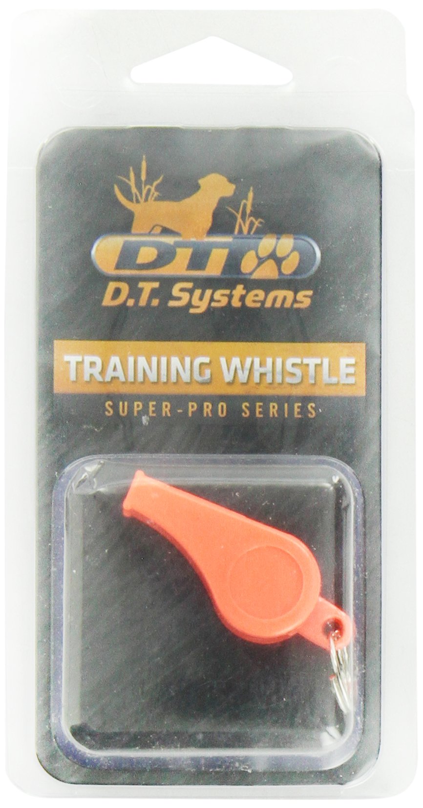 D.T. Systems Basic Training Whistle for Pets, Orange