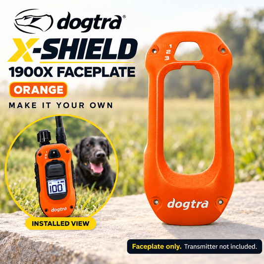 Dogtra  X-SHIELD Faceplate 1900X and 280X Remote Faceplate, Orange