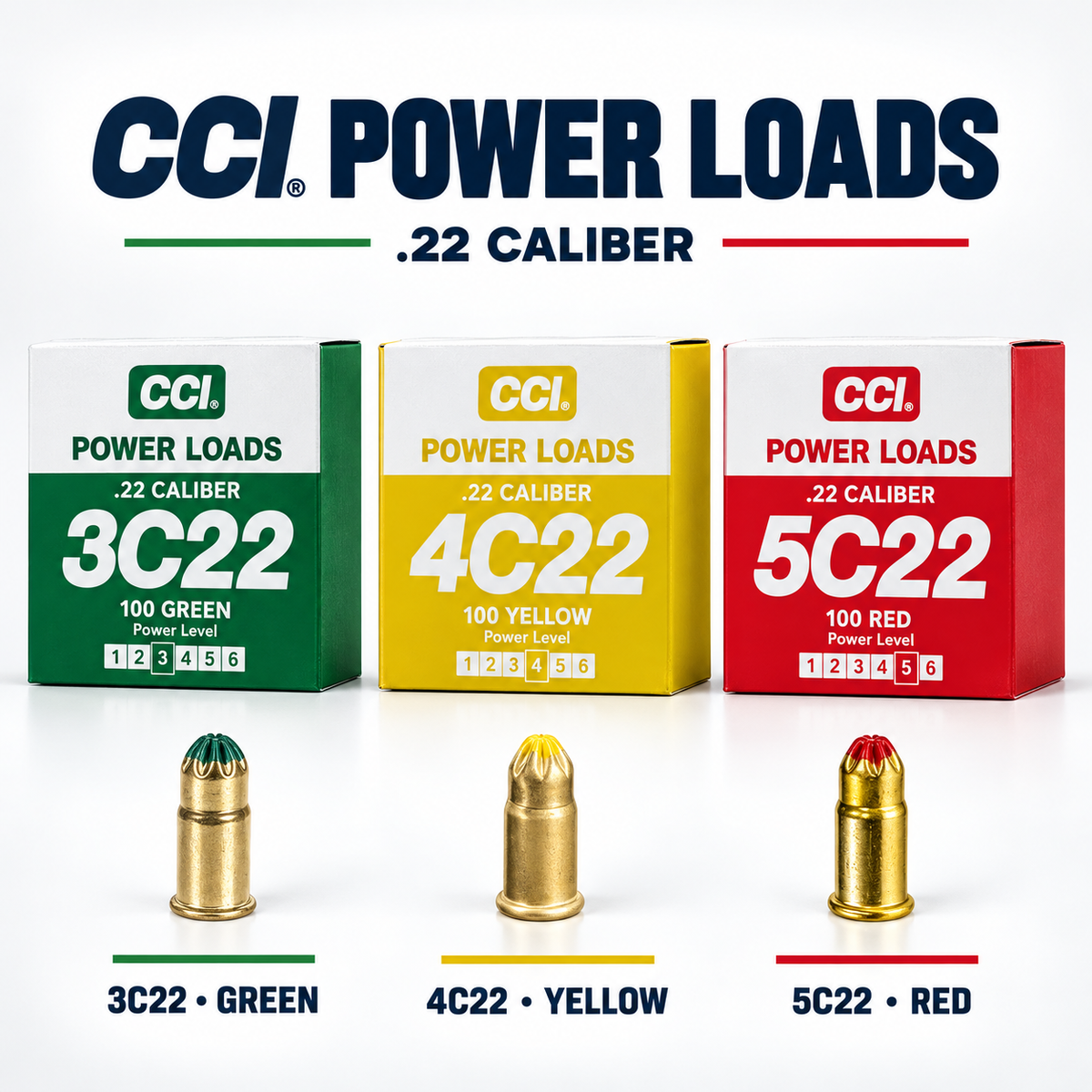 DT Systems 100 Power Loads  .22 Caliber  for use with PRO Dummy Launcher