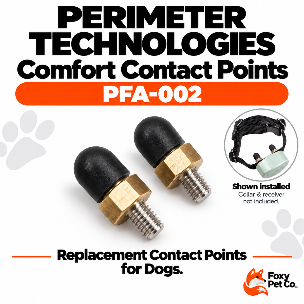 Perimeter Technologies -PFA-002 Medium Length Contact Points For Dog Moderate Fur