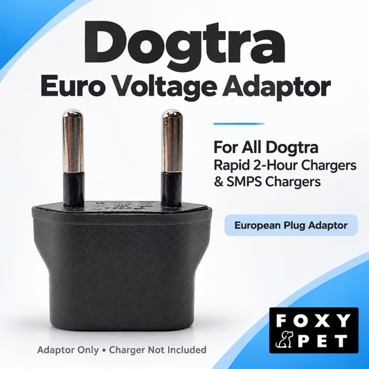 Dogtra Euro Voltage Adaptor for all Dogtra rapid 2-hour chargers & SMPS chargers
