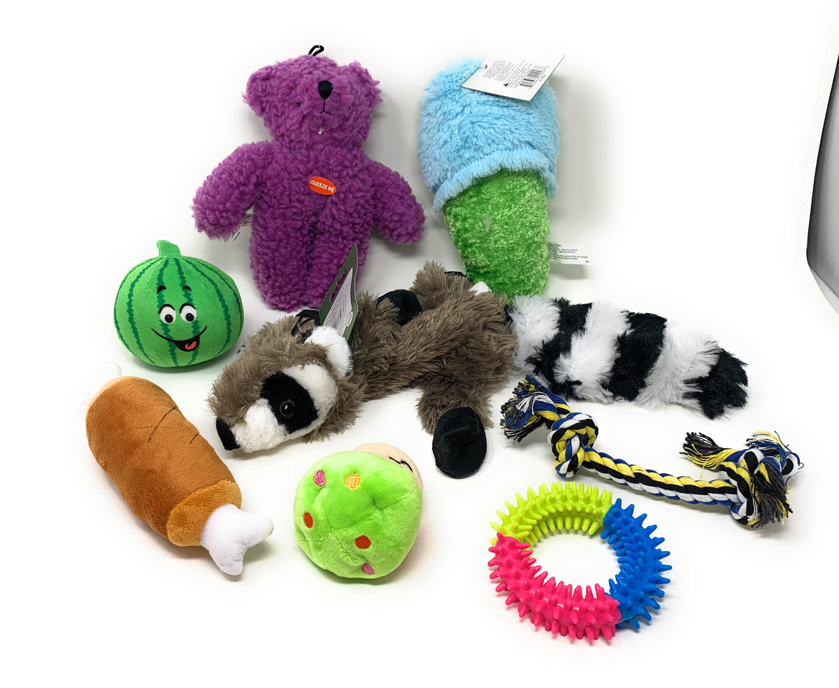 Foxy Pet Co Holiday Bundle of Dog Toys and Treats