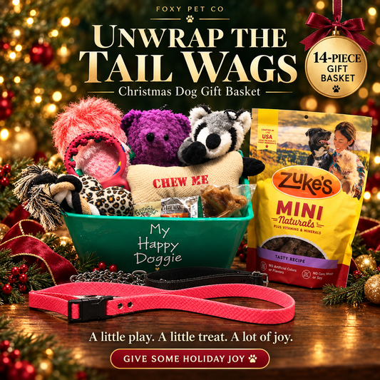 Foxy Pet Co Oodles of Toys & Treats for Fido Holiday Basket