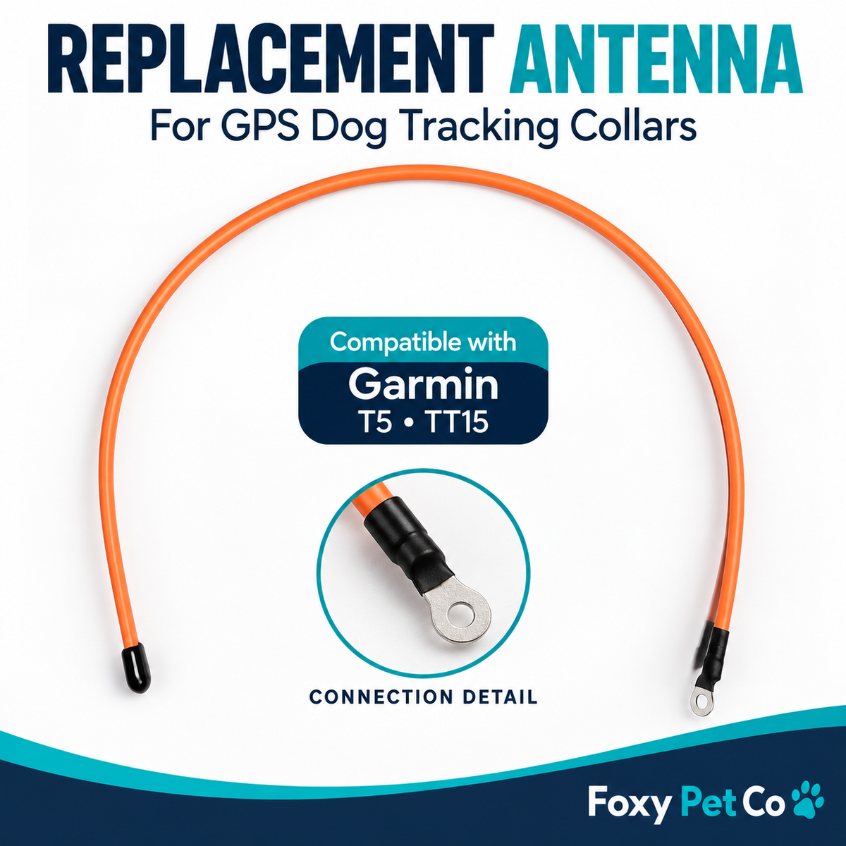 Antenna GPS Dog Tracking Collar - Garmin T5 TT15 T5 Mini Dogtra Pathfinder