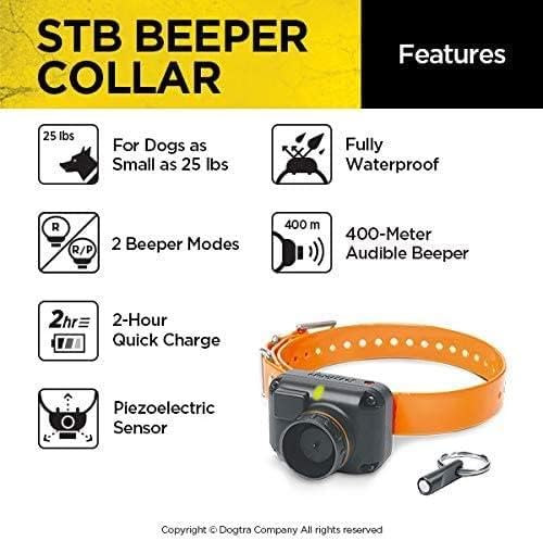 Dogtra STB Beeper Collar Beeper Version Hunting Dog Collar for Outdoor Upland Gun Dog