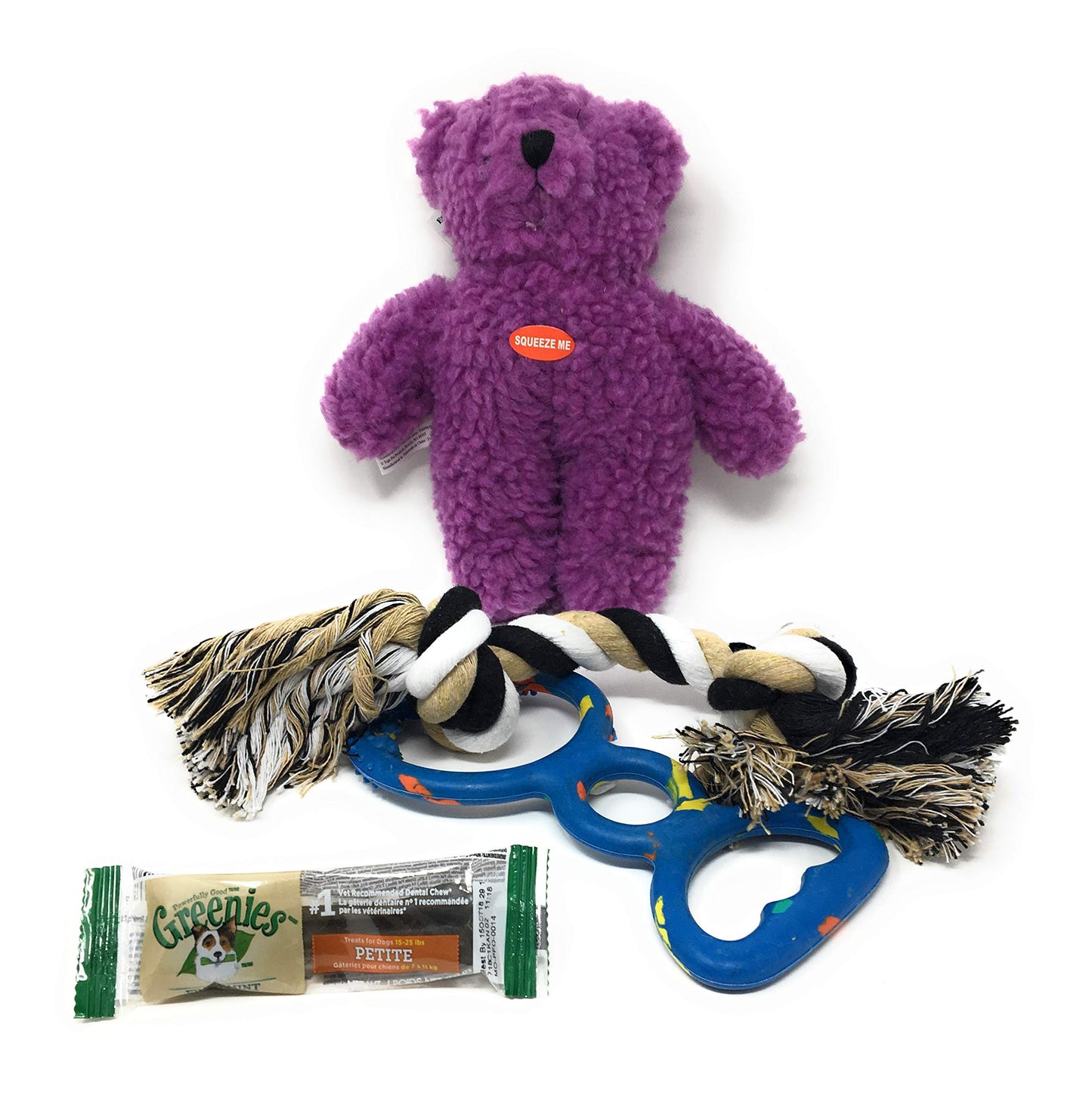 Foxy Pet Co Holiday Bundle of Dog Toys and Treats to Clean Teeth and Strengthen Gums