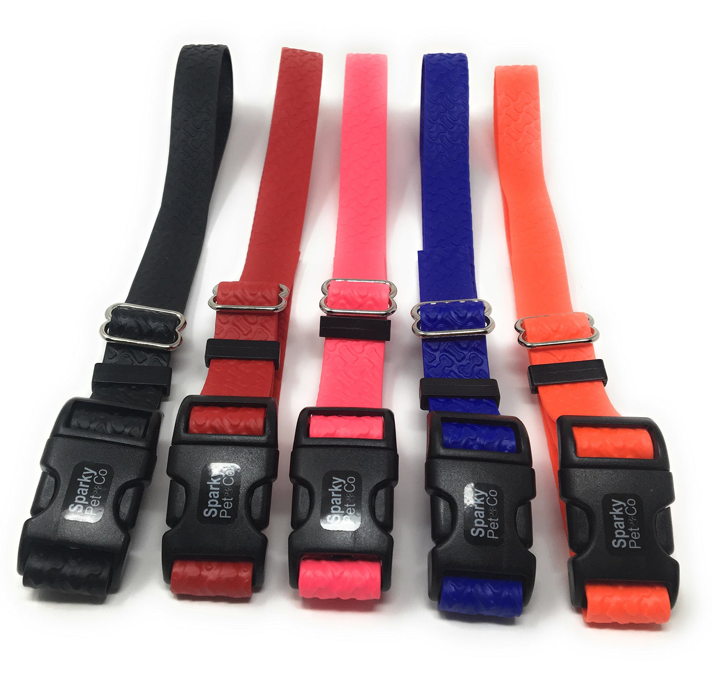 Replacement Biothane Strap Waterproof 3/4" Solid - Biothane Embossed Dog Straps Waterproof Strap for Dog Receivers by Foxy Pet Co