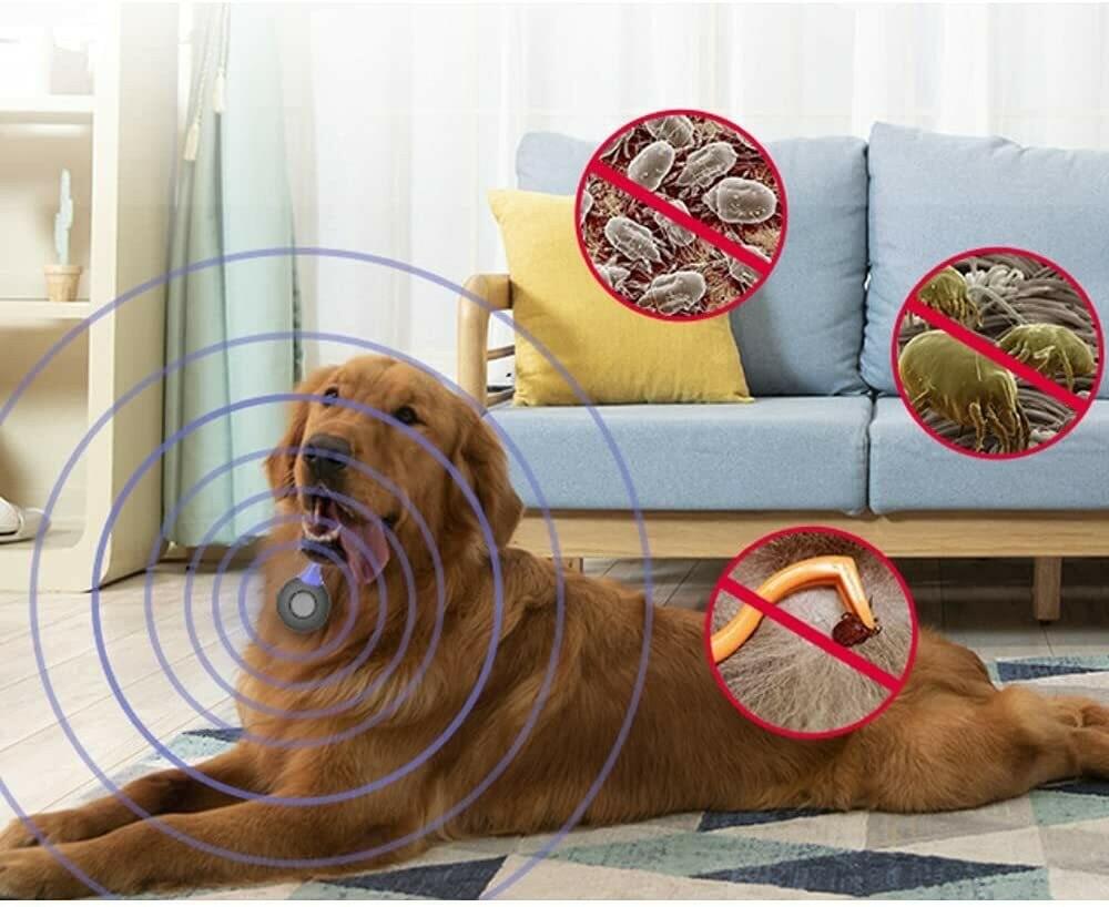 Anti-Bug Ultrasonic Pest & Flea Tick Repeller for Pets