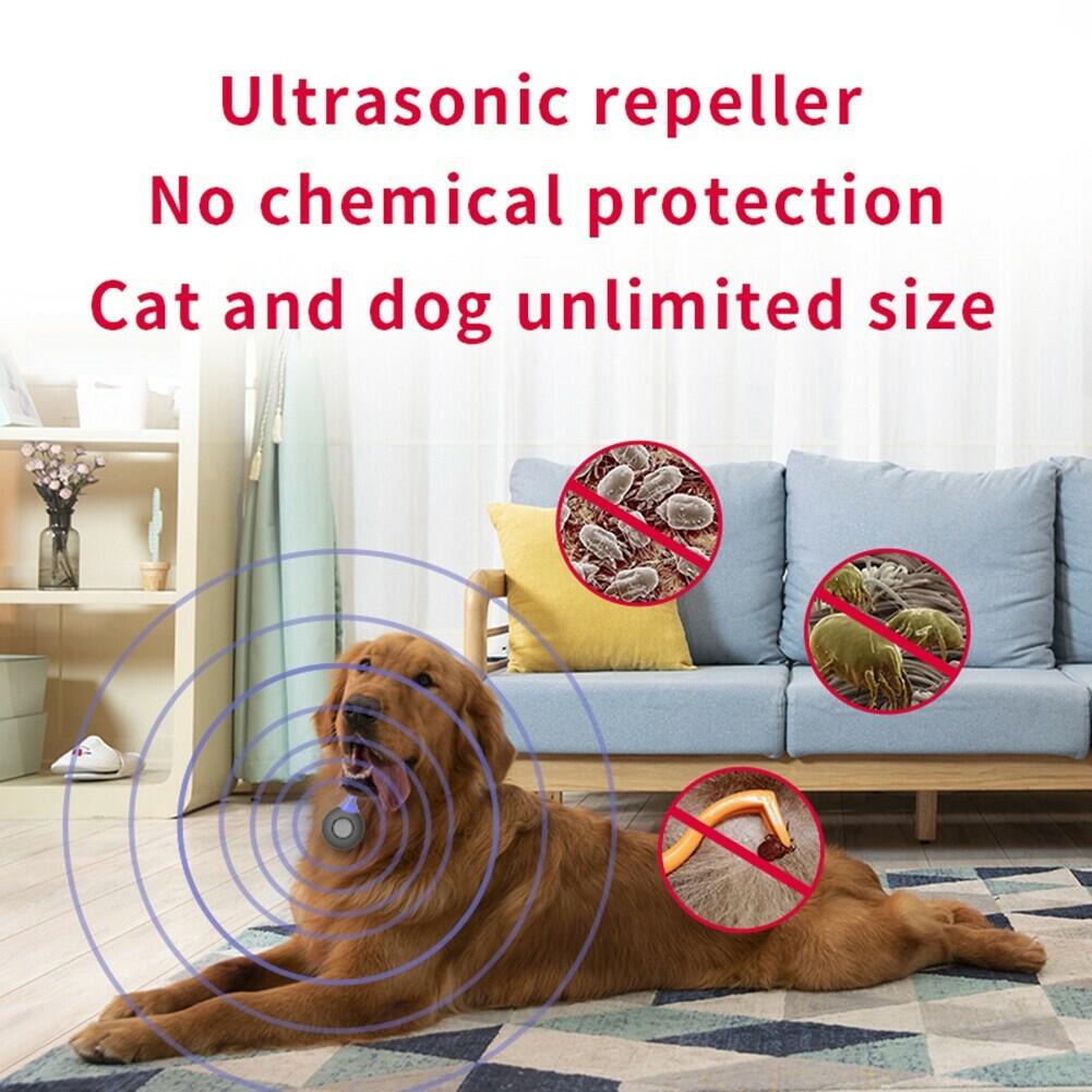 Anti-Bug Ultrasonic Pest & Flea Tick Repeller for Pets