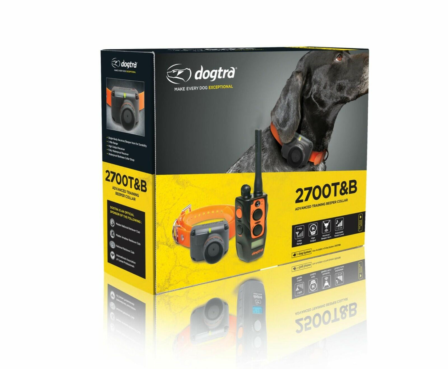 Dogtra 2700T&B Remote Dog Training & Beeper Collar System Hunting Train / Beep