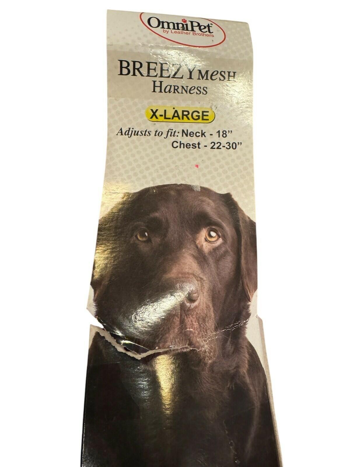 BreezyMesh Dog Harness – XL, Purple / Red / Pink