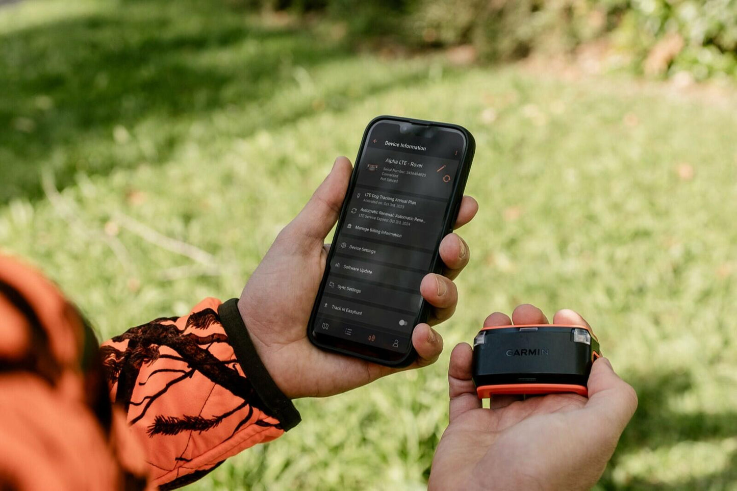 Garmin Alpha LTE Hiking Hunting Dog Tracker