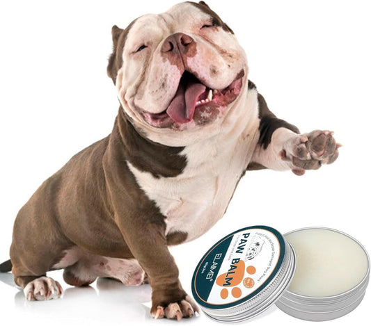 Natural Paw Balm - Paw Pad Protection, Repair for Dogs & Cats Vet Approved 2 oz