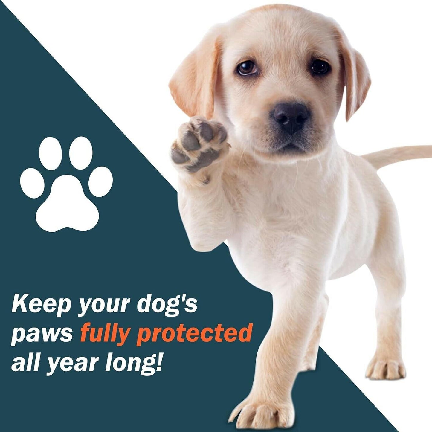 Natural Paw Balm - Paw Pad Protection, Repair for Dogs & Cats Vet Approved 2 oz