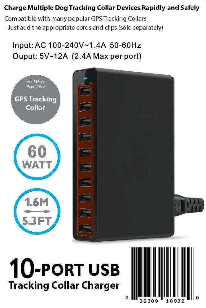 10-Port Multi-Charger for Garmin Dog Collars & Handhelds – Simplify Charging
