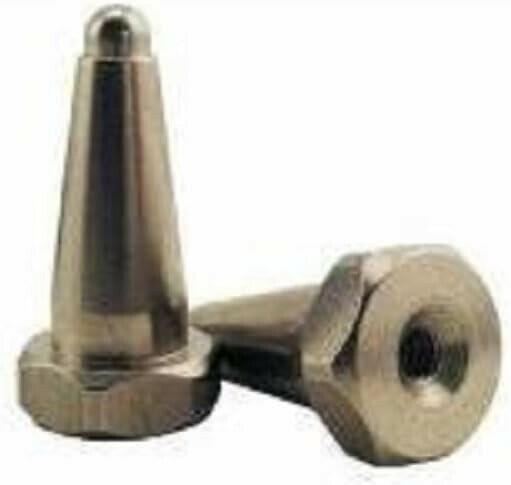 Dogtra Contact Points 1" Surgical Stainless Steel Female 1 Inch - Set of 2