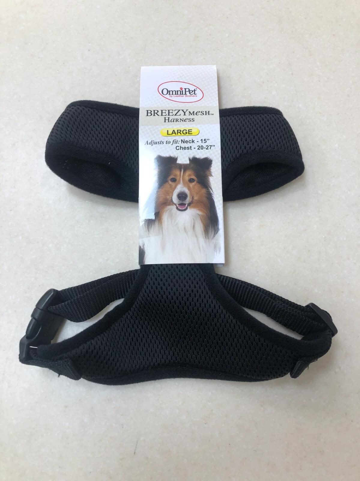 OmniPet BreezyMesh Dog Harness – Large, Red / Blue / Black