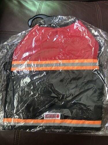 KONG DOG SAFETY VEST PET REFLECTIVE BRIGHT COLORS  REFLECT STRIPES BRITE PET