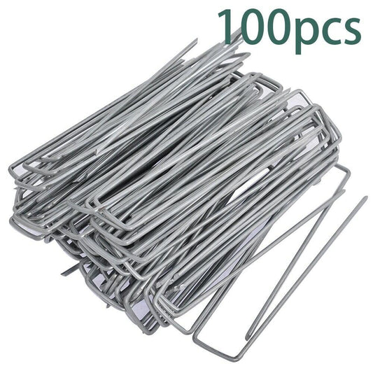 Sod Staples 100-Pack – Above-Ground Pet Fence Wire Installation Clips