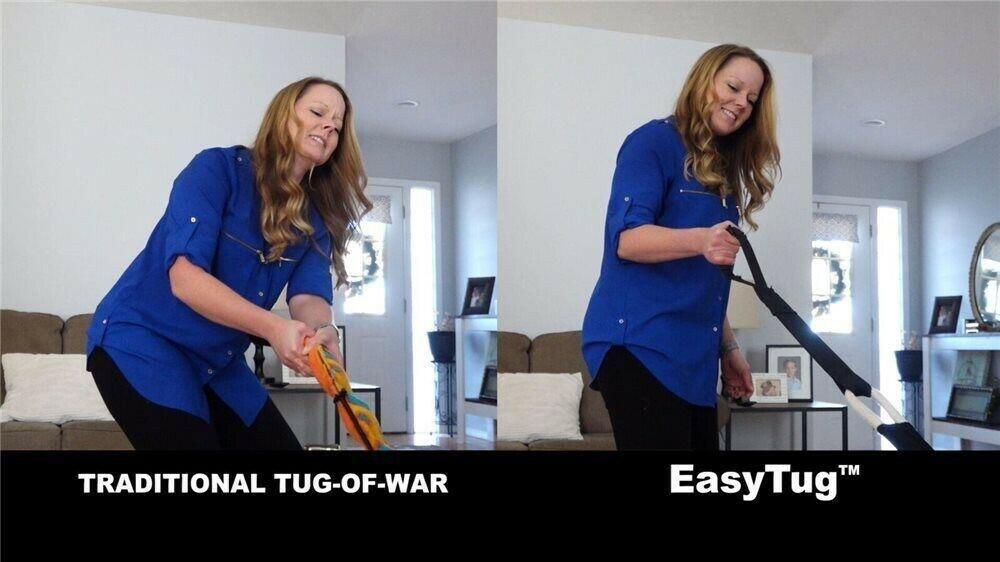 Tether Tug Easy Tug Interactive Handheld Dog Pull Toy Easy Flex Cord Tug-Of-War