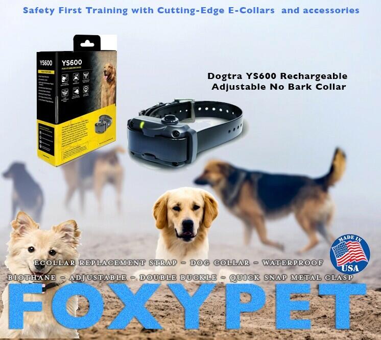 Dogtra YS600 Rechargeable Adjustable No Bark Collar
