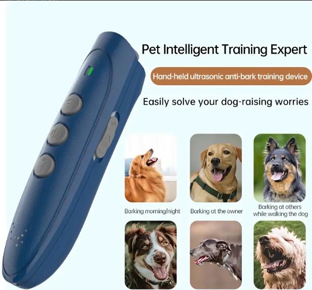 Ultrasonic Dog Repeller Anti Bark Device Stop Barking Pet Training Tool 25 Ft