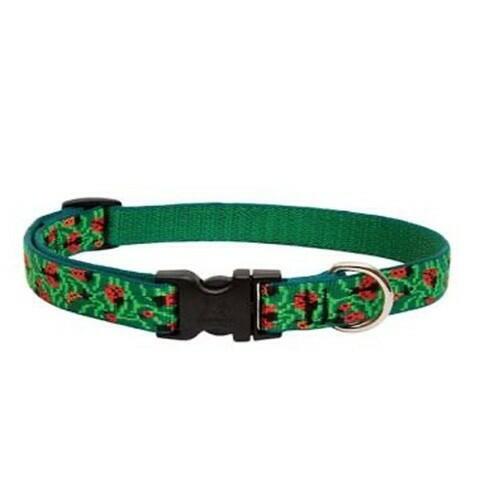 Dog Collar Lupine Pet 1" Adjustable Nylon  Beetle Mania Dog Collar, Large