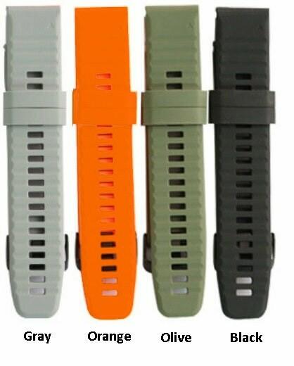 GVDS Replacement Silicone Watch Band Strap for Garmin watch