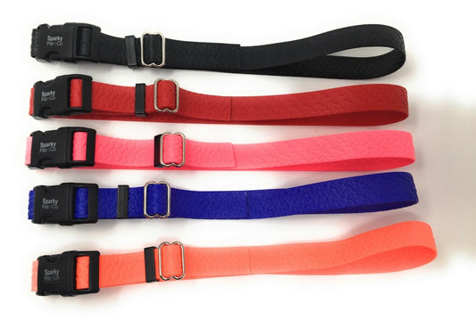 3/4" Omni Pet  Biothane  Bark in-Underground Systems No Hole Strap-5 Colors