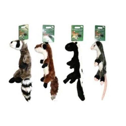 Leather Brothers 16" Stuffing Free Forest Pals Plush Dog Toy 4 Types by Omni Pet