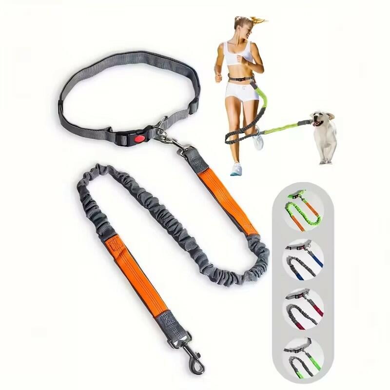 Elastic Breakaway Hands-Free Running Waist Leash
